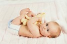 Pannolini per bambini danno vita a tegole e tubi